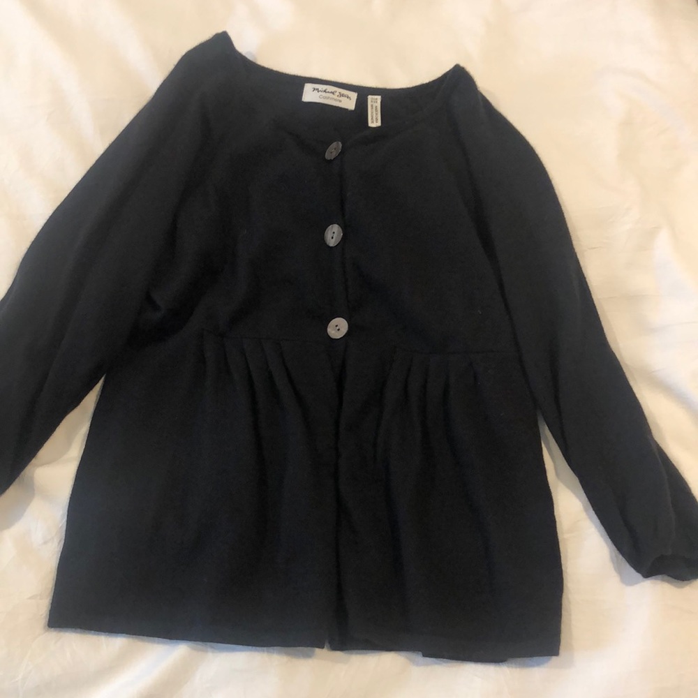 Black cashmere sweater